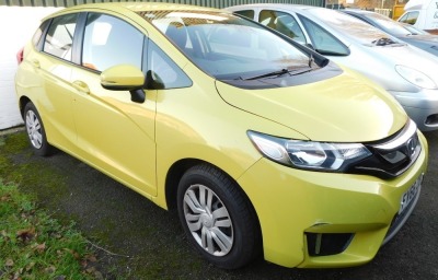 A Honda Jazz S I-VTEC, Registration FV66 ZBT, petrol, yellow, 5 door hatchback, first registered 22/02/2017, V5 present, mileage 11,150. - 3