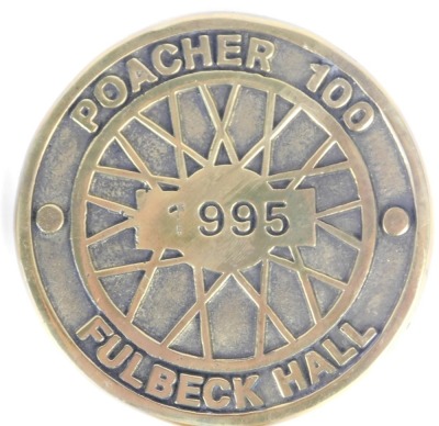 A group of Woodhall Spa Poacher badges, The Poacher 100 1998, 1997, 1994, 1995, 1999, and 2003. (6) - 2