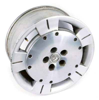 A TRS Series Lexus alloy wheel.