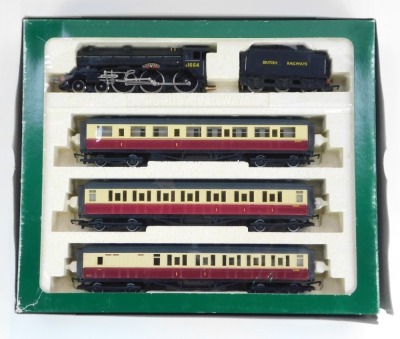 A Hornby Railways OO gauge Great British Train Special Presentation edition set, containing locomotive Liverpool, BR black, 4-6-0, and three coaches, boxed. - 2