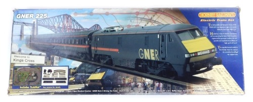 A Hornby Railways OO gauge electric train set, GNER 225, R-1012, boxed.