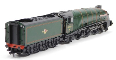 A Bachmann OO gauge Gresley Class A4 locomotive Dominion of Canada, BR lined green late crest, 4-6-2, 60010, 31-967. - 3