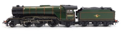 A Bachmann Branchline OO gauge Gresley Class V2 locomotive St Peter's School, 60847, BR lined green late crest, 2-6-2, 35-202.