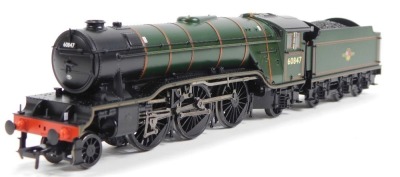 A Bachmann Branchline OO gauge Gresley Class V2 locomotive St Peter's School, 60847, BR lined green late crest, 2-6-2, 35-202. - 2