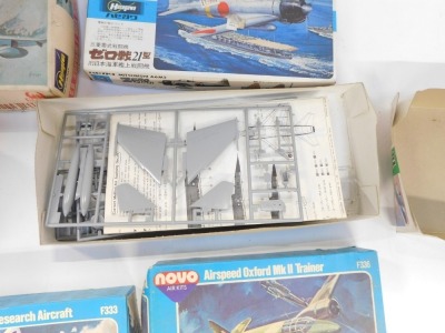 Hasegawa and other models of fighter and vintage aeroplanes, tanks, etc., all boxed. (1 box) - 3