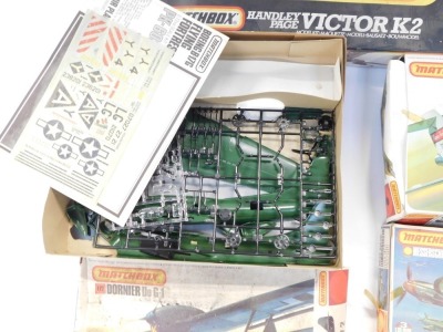 Matchbox models of fighter aeroplanes, helicopters, and a flying boat, scale 1:72, all boxed. (1 box) - 3