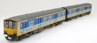 A Bachmann Class 150 two car DMU set, BR Provincial Sprinter, weathered, 32-928. - 3