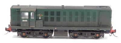 A Heljan OO gauge Class 16 diesel locomotive, D8405, BR green with small yellow panels (weathered), limited edition of 750 pieces, 16051.