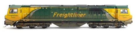 A Bachmann OO gauge Branchline Class 70 diesel locomotive, 70005, Freightliner livery (weathered), 31-588.