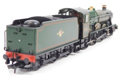 A Bachmann Branchline OO gauge modified Hall Class locomotive, Switherland Hall, BR green late crest, 4-6-0, 6988, 31-780. - 3