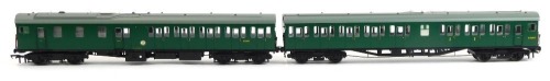 A Bachmann Branchline OO gauge Class 0205 two car DMU set, BR (SR) green, 31-236Z.