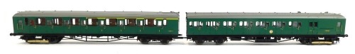 A Hornby OO gauge British Railways 2-Hal EMU train pack, BR 2-Hal Driving Motor Brake Electric Multiple Unit powered, and a BR 2-Hal composite electric, R3290A.