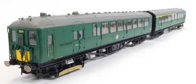 A Hornby OO gauge EMU, British Railways 2-Bil 2019, BR (SR) green, R3257. - 2