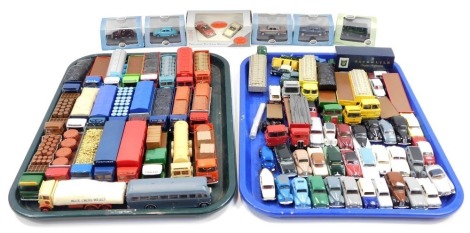 Exclusive First Editions by Gilbow, Classics and Oxford, 1:76 scale diecast vehicles, trackside vehicles. (2 trays)