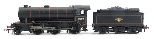 A Bachmann Branchline OO gauge Class K3 locomotive, 61823, BR lined black late crest, with stepped tender, 2-6-0, 32-278.