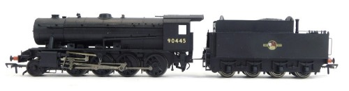 A Bachmann Branchline OO gauge War Department Austerity Class locomotive, 90445, BR black late crest, 2-8-0, 32-252.