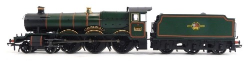 A Bachmann Branchline OO gauge Hall Class locomotive, 5927 Guild Hall, BR green late crest, Hawkesworth tender, 2-6-0, 32-000DC.