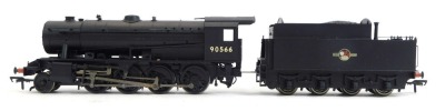 A Bachmann Branchline OO gauge War Department Austerity Class locomotive, BR black late crest, 2-8-0, 90566, 32-256.