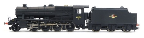 A Hornby OO gauge Class 8F locomotive, BR black, 2-8-0, 48151, R2462.