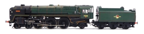 A Hornby OO gauge Britannia Class locomotive Apollo, 70015, BR lined green, 4-6-2, R2717X.