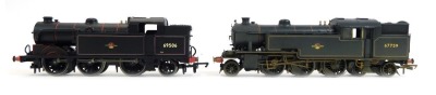 Two Hornby OO gauge locomotives, comprising R2178B Class N2 locomotive, 0-6-2, 69506, and R3007 Thompson Class L1 locomotive, 2-6-4T, 67759 (weathered). (2)