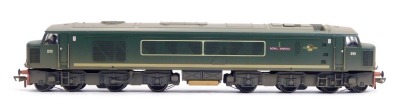 A Bachmann Branchline OO gauge Class 45 diesel locomotive, D55, Royal Signals, BR green (weathered), 32675Z.