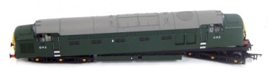 A Bachmann Branchline OO gauge Class 55 Deltic diesel locomotive, renumbered DP2, BR green. (not in original box)