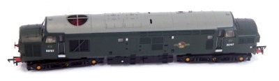 A Bachmann Branchline OO gauge Class 37/O diesel locomotive, D6707, BR green with split head code, 32-776.