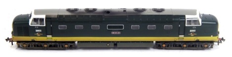 A Bachmann Branchline OO gauge Class 55 Deltic, D9003, Meld, BR green. (in associated box)