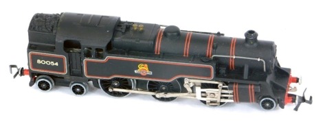 A Hornby OO Riddle Standard Class 4 tank locomotive, 80054, BR lined black, 2-6-4T, EDL18, in original box.