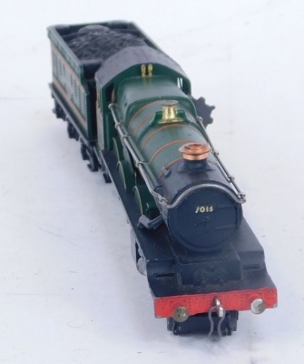 A Hornby OO gauge Castle Class locomotive Bristol Castle, 7013, BR lined green, 2-6-0, in replacement box. - 2