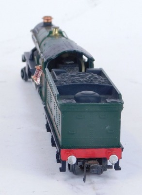 A Hornby OO gauge Castle Class locomotive Bristol Castle, 7013, BR lined green, 2-6-0, in replacement box. - 4