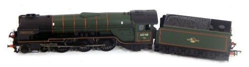 A Bachmann Branchline OO gauge Class A1 locomotive Aboyeur, 60148, BR lined green, 4-6-2, in associated box.