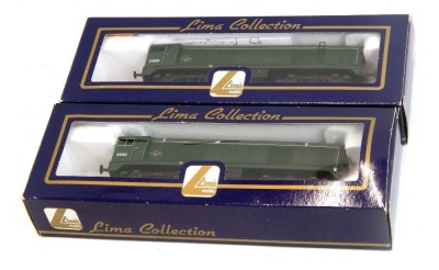 Two Lima OO gauge diesel locomotives, comprising D8020 and Class D8163. (2)