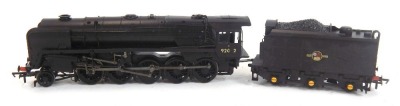 A Bachmann Branchline OO gauge Standard Class 9F locomotive, 9002, BR black, 2-10-0, in associated box.