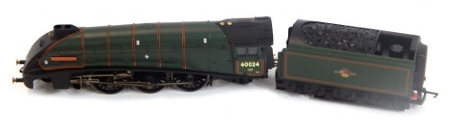 A Hornby OO gauge Class A4 locomotive Kingfisher, 60024, BR lined green, 4-6-2, R2203.