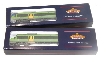 A Bachmann Branchline OO gauge Class 170/1 Turbo Star two car DMU set, Central Trains, weathered, 32-451A.