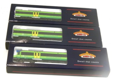 A Bachmann Branchline OO gauge Class 170/5 Turbo Star three car DMU set, Central Trains, 32-460.