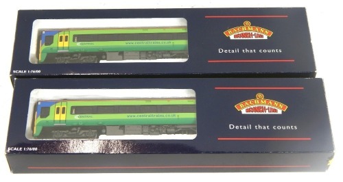 A Bachmann Branchline OO gauge Class 158 two car DMU set, Central Trains, 31-504A.