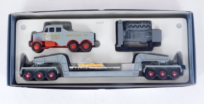 A Corgi diecast Scammell Constructor and twenty-four Wheel Low Loader, with load, Sunter Bros. Ltd. 17602, boxed. - 3