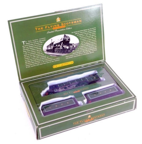 A Hornby OO gauge Limited Presentation Edition of The Flying Scotsman, with locomotive and two tenders. (boxed)