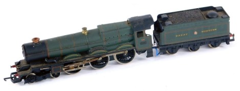 A Lima OO gauge locomotive King George V, Great Western Railway green livery, 4-6-0, 6000.