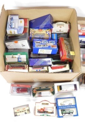 A group of Days Gone Lledo Eddie Stobart, and other diecast vehicles and lorries, buses, etc, boxed. (2 boxes) - 2