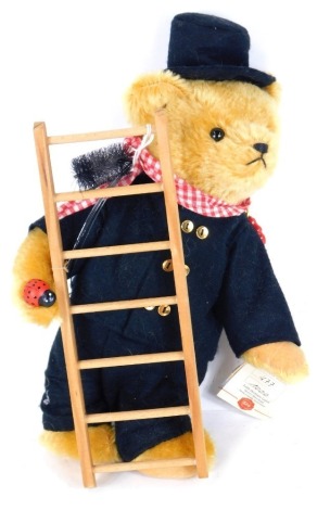 A Herman Teddy original chimney sweep bear, with accessories, 32cm high.