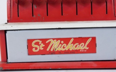 A St Michaels tin plate cash register. - 2