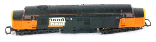 A Lima OO gauge loadhall diesel locomotive, numbered 37 713.