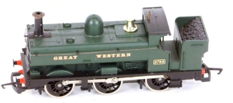 A Hornby OO gauge tank locomotive, Great Weston green livery, 0-6-0, 2788.