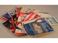 Football Interest. A collection of football programmes including Manchester
