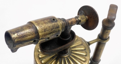 A Ridgely Trimner Co Springfield Ohio USA brass blow torch. - 2