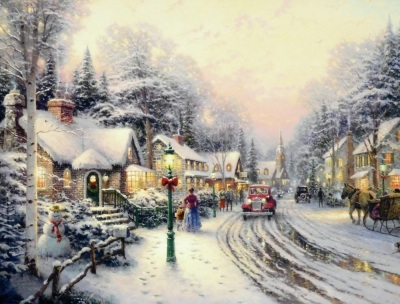 Thomas Kinkade. Various prints, to include Cobblestone Bridge 11.5cm x 16.5cm, A New Day Dawning 11.5cm x 16.5cm, Cobblestone Lane 11.5cm x 16.5cm, some unframed, many with certificates of authenticity. - 10